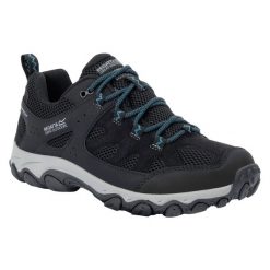 Damskie Buty Do Chodzenia Edgepoint IV Low. Czarne trekkingi Regatta, z materiału, trekkingowe. Za 278.99 zł.