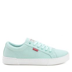Tenisówki Levi's®. Niebieskie trampki bez wzorów, bez zapięcia. Za 149.99 zł.