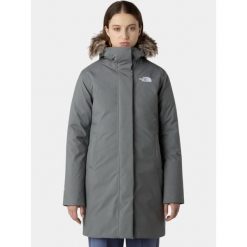 Płaszcz Zimowy Damski The North Face W Arctic. Szare płaszcze The North Face, na zimę, bez wzorów, z puchu, bez kaptura. Za 1,799.00 zł.