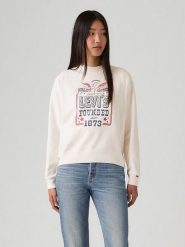 Levi's Bluza w kolorze kremowym rozmiar: M. Brązowe bluzy Levi's®, m, bez wzorów, z bawełny, bez kaptura. Za 152.95 zł.