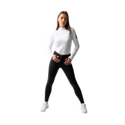 Termoaktywne legginsy jeździeckie z pełnym siedziskiem dla kobiet Horze Tiffany. Czarne legginsy HORZE, l, bez wzorów, z materiału. Za 469.50 zł.