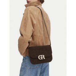 Torebka GINO ROSSI. Brązowe torebki klasyczne Gino Rossi, bez wzorów, bez dodatków. Za 279.99 zł.