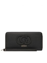 Guess Duży Portfel Damski Calebra Slg SWBG95 36146 Czarny. Czarne portfele Guess, z aplikacjami, ze skóry. Za 289.99 zł.