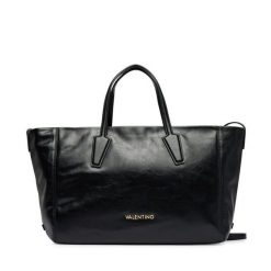 Torebka Valentino. Czarne shopper Valentino, bez wzorów, bez dodatków. Za 679.99 zł.