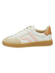 GANT Footwear Skórzane sneakersy "Cuzima" w kolorze jasnobrązowo-kremowo-jasnoróżowym rozmiar: 38. Brązowe trampki GANT Footwear, bez wzorów, bez zapięcia. Za 373.30 zł.