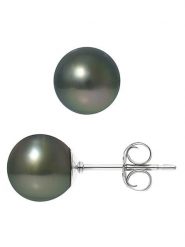 Pearl Addict Kolczyki-wkrętki z perłami tahiti rozmiar: onesize. Brązowe kolczyki Pearl Addict, z perłą, złote. Za 761.99 zł.