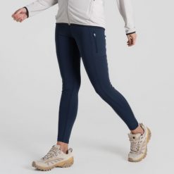 Legginsy damskie Craghoppers NosiLife Adeena. Niebieskie legginsy Craghoppers, bez wzorów. Za 314.99 zł.