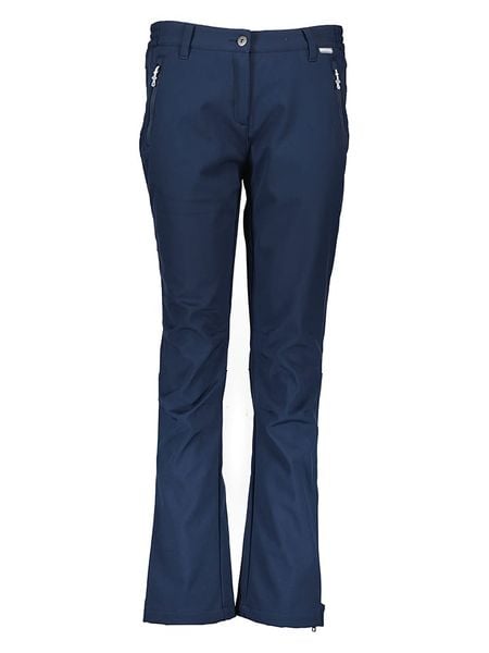 Regatta Spodnie softshellowe "Geo II" w kolorze granatowym rozmiar: 40. Niebieskie spodnie dresowe Regatta, m, bez wzorów, outdoorowe. Za 179.22 zł.