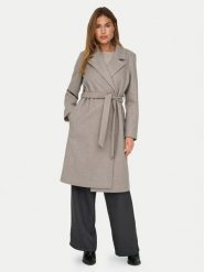 ONLY Płaszcz przejściowy Alvilda 15314362 Beżowy Regular Fit. Brązowe płaszcze Only, m, bez wzorów, z syntetyku, bez kaptura. Za 329.99 zł.