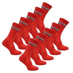 Skarpety sportowe Keeza 10 par. Czerwone skarpety KEEZA, bez wzorów. Za 138.00 zł.