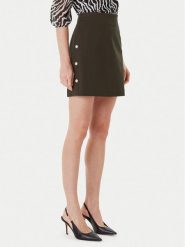 Morgan Spódnica mini 252-JEONA 962 Czarny Regular Fit. Czarne spódnice Morgan, bez wzorów, z bawełny, mini. Za 209.99 zł.