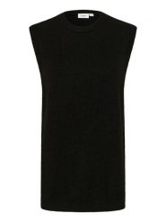SAINT TROPEZ Bezrękawnik w kolorze czarnym rozmiar: S. Czarne swetry Saint Tropez, s, bez wzorów, bez ramiączek. Za 78.47 zł.
