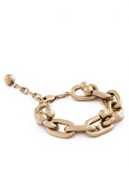 Furla Bransoletka Mianuvola WJ00240 MT0000 OR000 Złoty. Żółte bransoletki Furla, metalowe. Za 399.99 zł.