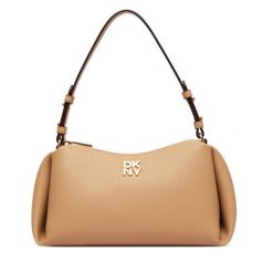 Torebka DKNY. Brązowe torebki klasyczne DKNY, bez wzorów, bez dodatków. Za 439.99 zł.