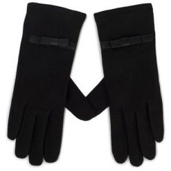 ACCCESSORIES 1W6-003-AW19 Czarny. Czarne rękawiczki ACCCESSORIES, bez wzorów, z bawełny. Za 29.99 zł.