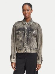 Calvin Klein Jeans Kurtka jeansowa 90's Trucker LV047H797G Brązowy Regular Fit. Brązowe kurtki Calvin Klein Jeans, m, bez wzorów, z bawełny, bez kaptura. Za 649.99 zł.