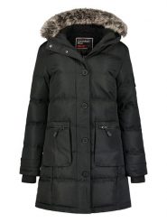 Canadian Peak Parka "Axelus" w kolorze czarnym rozmiar: XXL. Czarne parki Canadian Peak, xxl, bez kaptura. Za 350.95 zł.