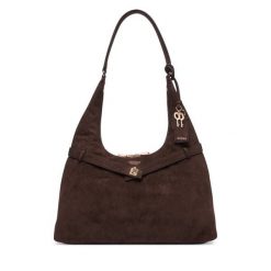 Torebka Guess. Brązowe torebki klasyczne Guess, z aplikacjami, bez dodatków. Za 634.99 zł.