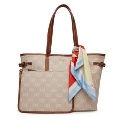 Torebka Liu Jo. Brązowe shopper Liu Jo, bez wzorów, bez dodatków. Za 509.99 zł.