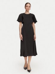MICHAEL Michael Kors Sukienka codzienna MT683KYAYJ Czarny Regular Fit. Czarne sukienki MICHAEL Michael Kors, na co dzień, bez wzorów, z syntetyku, bez kołnierzyka, bez ramiączek, proste. Za 1,239.00 zł.