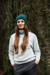 Czapka beanie zielona. Zielone czapki MOODO, bez wzorów, z elastanu. Za 39.99 zł.