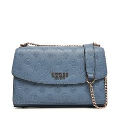 Torebka Guess. Niebieskie listonoszki Guess, z aplikacjami, bez dodatków. Za 589.99 zł.