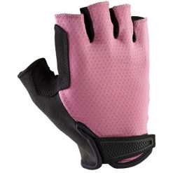 Rękawiczki rowerowe szosowe Van Rysel 900. Czarne rękawiczki VAN RYSEL, bez wzorów, z kauczuku, sportowe. Za 69.99 zł.