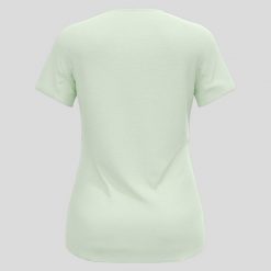 Koszulka do biegania damska Odlo X-Alp PW 115 T-Shirt Crew Neck S/S. Zielone bluzki Odlo, s, bez wzorów, bez kołnierzyka, bez ramiączek. Za 266.99 zł.