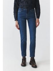 TATUUM Dżinsy "Saros" - Slim fit - w kolorze niebieskim rozmiar: 44. Niebieskie jeansy Tatuum, z aplikacjami. Za 177.32 zł.