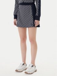 Guess Spódnica mini V6RD04 K2042 Granatowy Regular Fit. Niebieskie spódnice Guess, xxs, z aplikacjami, z syntetyku, mini. Za 345.00 zł.