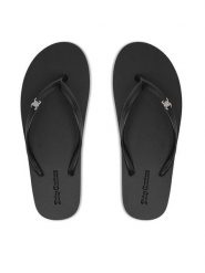 Juicy Couture Japonki CEO-800289 Czarny. Czarne klapki Juicy Couture, bez wzorów, z syntetyku, bez obcasa. Za 69.99 zł.