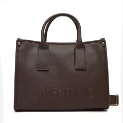 Torebka Valentino. Brązowe torebki klasyczne Valentino, bez wzorów, bez dodatków. Za 659.99 zł.