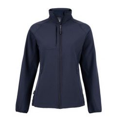 Kurtka Damska Expert Basecamp Soft Shell. Niebieskie kurtki sportowe Craghoppers, bez wzorów, z softshellu, bez kaptura, trekkingowe. Za 239.99 zł.