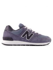 New Balance Skórzane sneakersy "U574" w kolorze fioletowym rozmiar: 43. Różowe trampki New Balance, bez wzorów, z materiału, bez zapięcia. Za 388.43 zł.