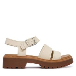 Sandały Timberland. Brązowe sandały Timberland, bez wzorów, street, bez obcasa, na płaskiej podeszwie, bez zapięcia. Za 499.99 zł.