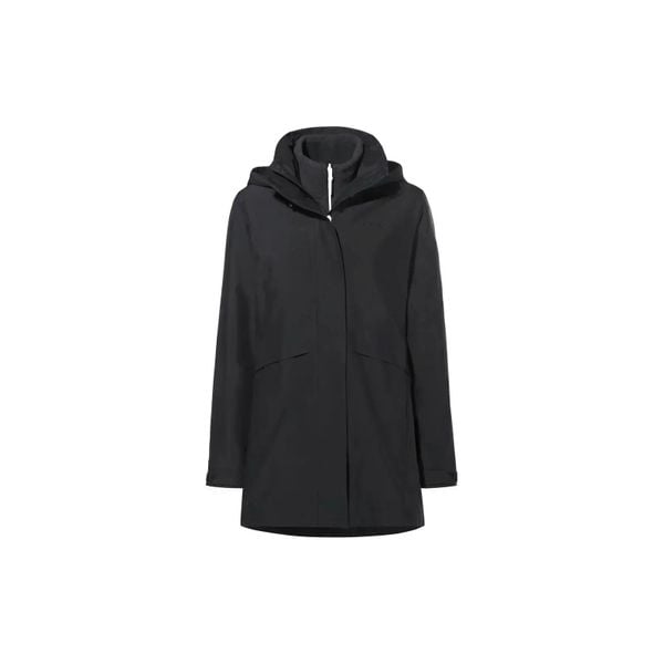 Parka dla kobiet VAUDE Idris. Czarne parki Vaude, na jesień, s, z materiału, eleganckie, bez kaptura. Za 1,099.00 zł.