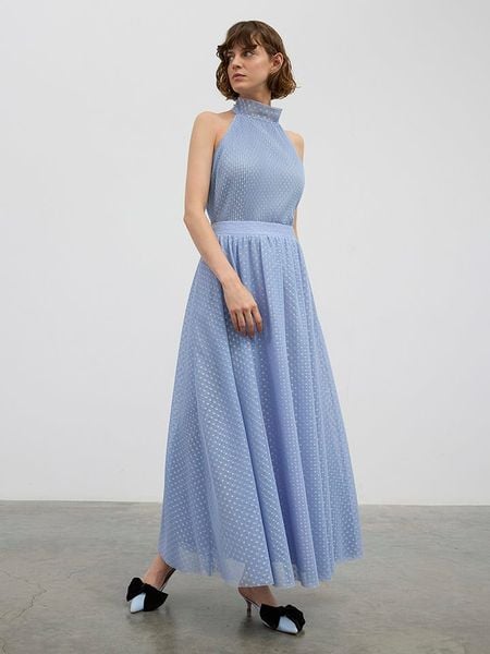 BGN Spódnica w kolorze błękitnym rozmiar: 36. Niebieskie spódnice BGN, na co dzień, bez wzorów, z tiulu, maxi, proste. Za 126.75 zł.