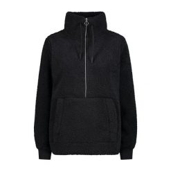 Kobieca bluza półzipowana CMP. Czarne bluzy CMP, bez wzorów, bez kaptura. Za 309.99 zł.