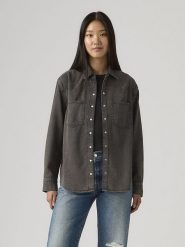 Levi's Koszula "Teodora" w kolorze szarym rozmiar: XS. Szare koszule Levi's®, s, bez wzorów, z bawełny, bez kołnierzyka, bez ramiączek. Za 174.95 zł.