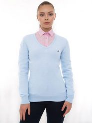 SIR RAYMOND TAILOR Sweter "Verty" w kolorze niebieskim rozmiar: XL. Niebieskie swetry Sir Raymond Tailor, xl, bez wzorów, z bawełny, bez ramiączek. Za 97.05 zł.