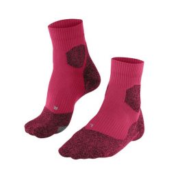 Skarpetki damskie Falke RU Trail Grip. Czerwone skarpety Falke, bez wzorów, z elastanu. Za 154.50 zł.