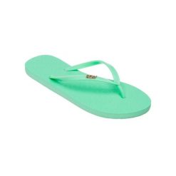Sandały dla Kobiety VIVA IV Zielony. Zielone sandały Roxy, bez wzorów, z gumy, sportowe, bez obcasa, bez zapięcia. Za 74.99 zł.