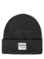 Msch Copenhagen czapka wełniana MSCHMojo Kobiety Wełna szary, ONE SIZE. Szare czapki MSCH Copenhagen, bez wzorów, z dzianiny. Za 89.95 zł.
