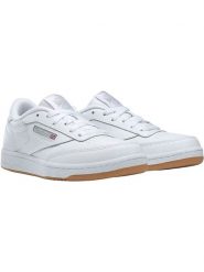 Reebok Skórzane sneakersy "Club C" w kolorze białym rozmiar: 36. Białe trampki Reebok, bez wzorów, bez zapięcia. Za 149.31 zł.