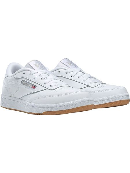 Reebok Skórzane sneakersy "Club C" w kolorze białym rozmiar: 37. Białe trampki Reebok, bez wzorów, bez zapięcia. Za 118.01 zł.