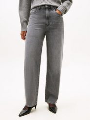 Tommy Hilfiger Dżinsy - Barrel Kobiety Bawełna szary, 26-32. Szare jeansy TOMMY HILFIGER, bez wzorów. Za 279.95 zł.