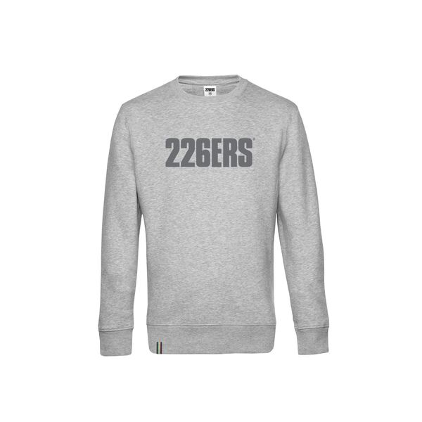 Bluza z logo 226ERS. Szare bluzy 226ERS, l, bez wzorów, z bawełny, bez kaptura. Za 326.50 zł.