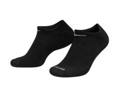 Stopki Nike Everyday Plus Cushion 3-pack. Czarne skarpety Nike, bez wzorów, z bawełny. Za 68.99 zł.