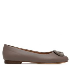 Baleriny Sergio Bardi. Szare baleriny Sergio Bardi, bez wzorów, bez obcasa. Za 129.99 zł.