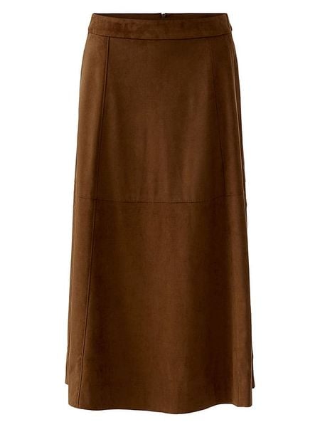 Oui Spódnica w kolorze brązowym rozmiar: 36. Brązowe spódnice Oui, na co dzień, bez wzorów, maxi, proste. Za 209.95 zł.
